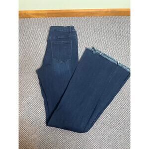 Flying Monkey High Rise Super Flare Dark Wash Jeans Size 30